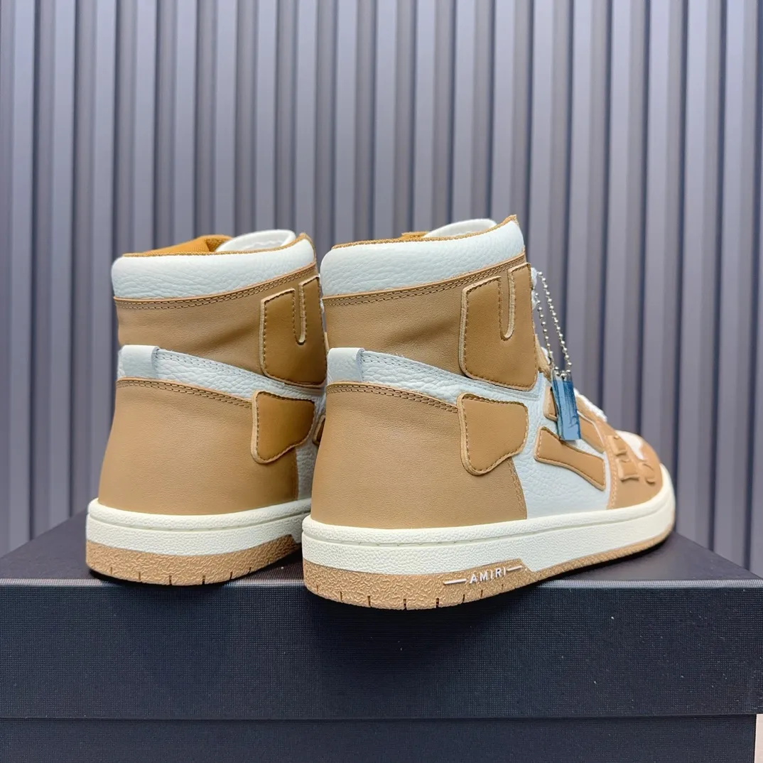 Men's shoes💰620💰 AMIRI AMIRI trendy brand hot sale🔥 Available all year round✅Couples💑 Official website synchronization Imported fabrics 1⃣️ratio 1⃣️Re-engraved, original factory special original sole, 35-45 (38.45. Non-refundable)